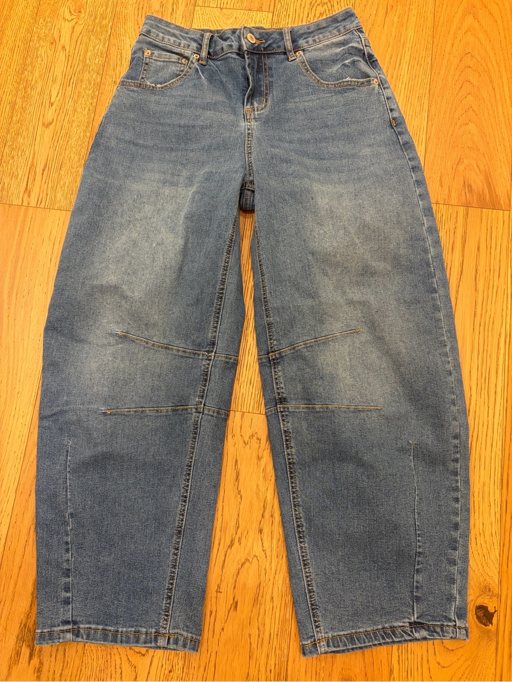 Sidefeel Women’s barrel jeans size 4 trendy y2k